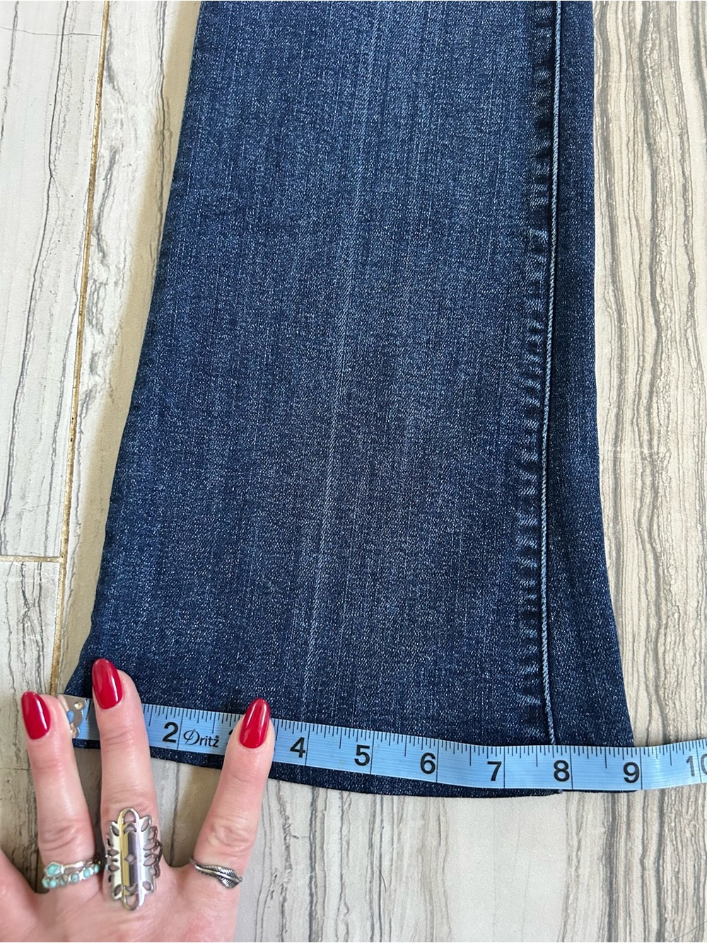 MOTHER The Slacker Mid Rise Flare Stretch Jeans in Spellbound in Seattle - Picture 15 of 15